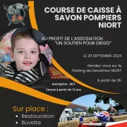 Course de caisses à savon pompiers à Niort