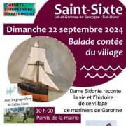 Dame Sidonie raconte la vie et l\'histoire de ce village de mariniers de Garonne