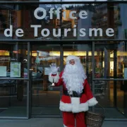 Déambulation du Père Noël dans la station