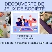 Découverte de jeux de société