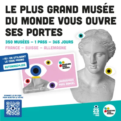 Le Pass Musées : un accès à 350 musées en France, Suisse et Allemagne