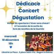 Dédicace, Concert & Dégustation autour du livre de L'Hiver sera chaud