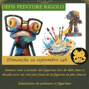 Défis peinture rigolo