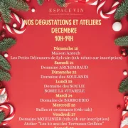 Dégustations Et Ateliers De Décembre !