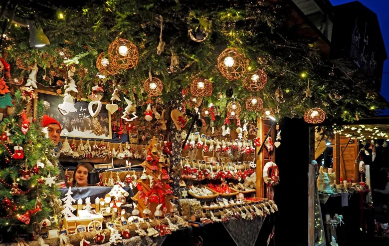 Des décorations pour son sapin à retrouver sur les stands du marché de Noël d'Obernai