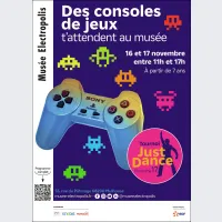 Les consoles de jeux attendent les visiteurs au Musée Electropolis DR