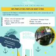 Des ponts et des ports de Niort à pied - Journées européennes du patrimoine 2024