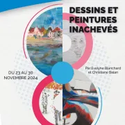 Dessins et peintures inachevés