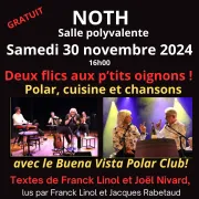 Deux flics aux petits oignons, polar, cuisine et chansons