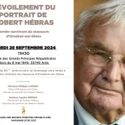 Dévoilement du portrait de Robert Hébras