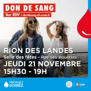 Don du sang- Rion des Landes