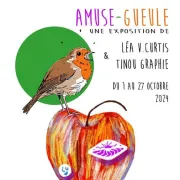 Double exposition avec Tinou Graphie et Léa V. Curtis aux Giroflées à Figeac