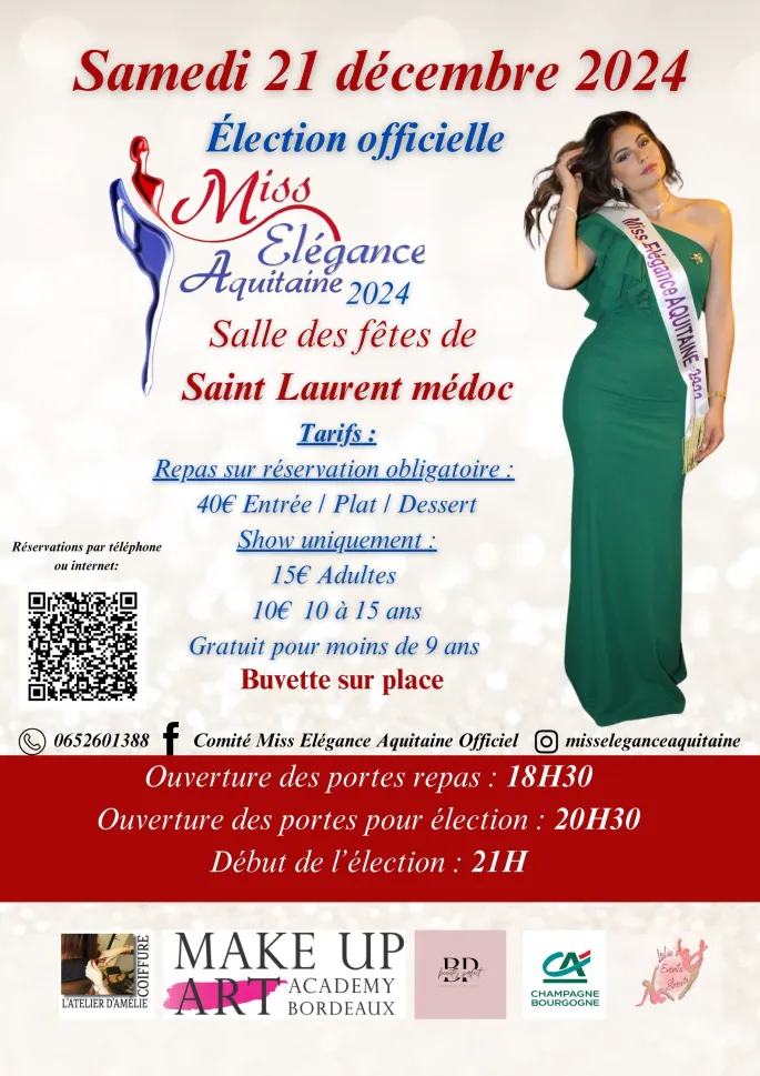 Election Miss Elégance Aquitaine