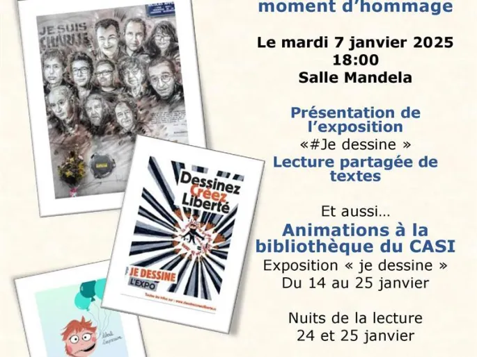 Expo # Je Dessine, Dessinez, Creez, Liberte Et Ateliers