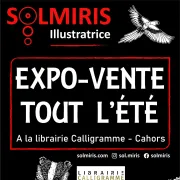 Expo-vente à la librairie calligramme : Solmiris, illustratrice