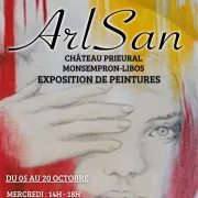 Exposition au Château Prieural - Arl San.