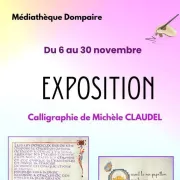 Exposition : Calligraphie De Michèle Claudel