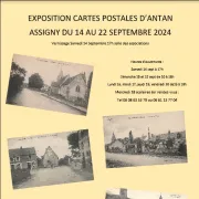 Exposition cartes postales d\'Antan Assigny