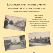 Exposition cartes postales d\'Antan Assigny