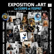 Exposition d\'art Le Corps et l\'Esprit par l\'association d\'artistes Sirènes