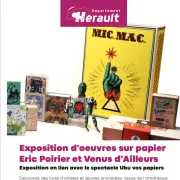 Exposition d'œuvres sur papier par Eric Poirier et Venus d'Ailleurs