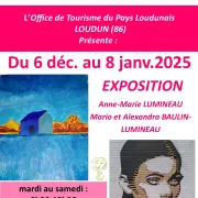 Exposition de Anne-Marie LUMINEAU, Mario et Alexandra BAULIN-LUMINEAU