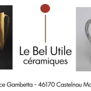 Exposition de céramiques à la galerie Le Bel Utile