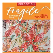 Exposition de noël Fragile, du papier au fil à Chauray