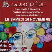 Exposition de peintures : Andy Florin