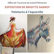 Exposition de peintures de Brigitte Gadroy