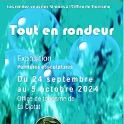 Exposition de peintures et sculptures Tout en rondeur par l\'association Sirènes