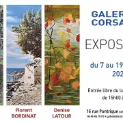 Exposition de Pierre-Jean Gaby, Florent Bordinat et Denise Latour