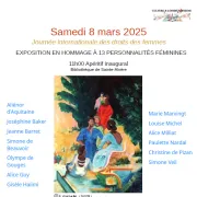 Exposition en hommage à 13 personnalités féminines