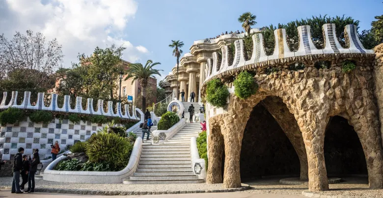 Parc Güell crée par Gaudi