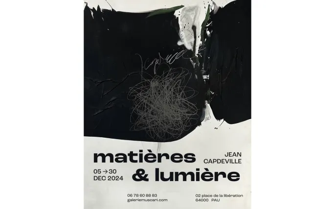 Exposition: Jean Capdeville - Matières et lumière