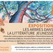 Exposition  Les arbres dans la littérature jeunesse