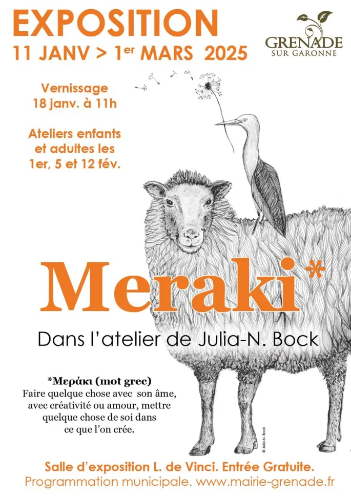 Exposition Meraki, Dans L'Atelier De Julia-N. Bock