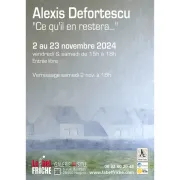 Exposition peinture I Ce qu’il en restera… d'Alexis Defortescu