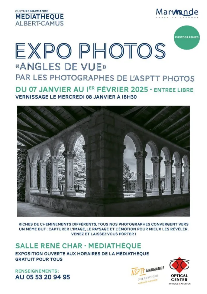 Exposition Photos Angles de Vue - Médiathèque A. Camus