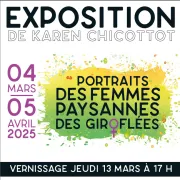 Exposition portraits des femmes paysannes aux Giroflées à Figeac