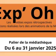 Exposition rétrospective à la Médiathèque La Régalido