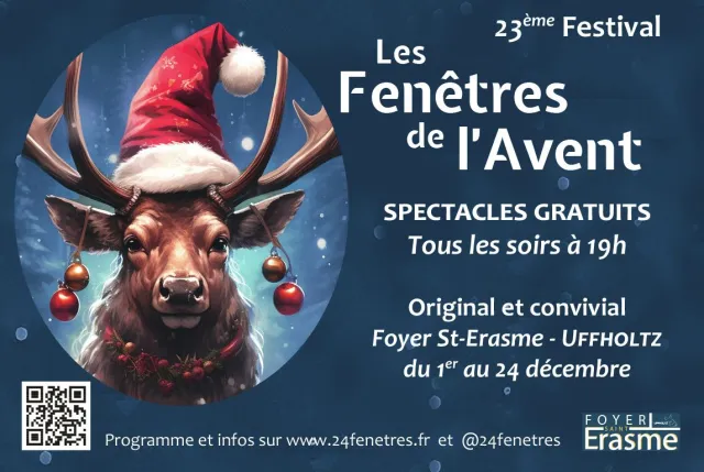 Le festival des Fenêtres de l'Avent à Uffholtz