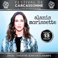 Alanis Morissette le 13 juillet 2025 au Festival de Carcassonne
 DR