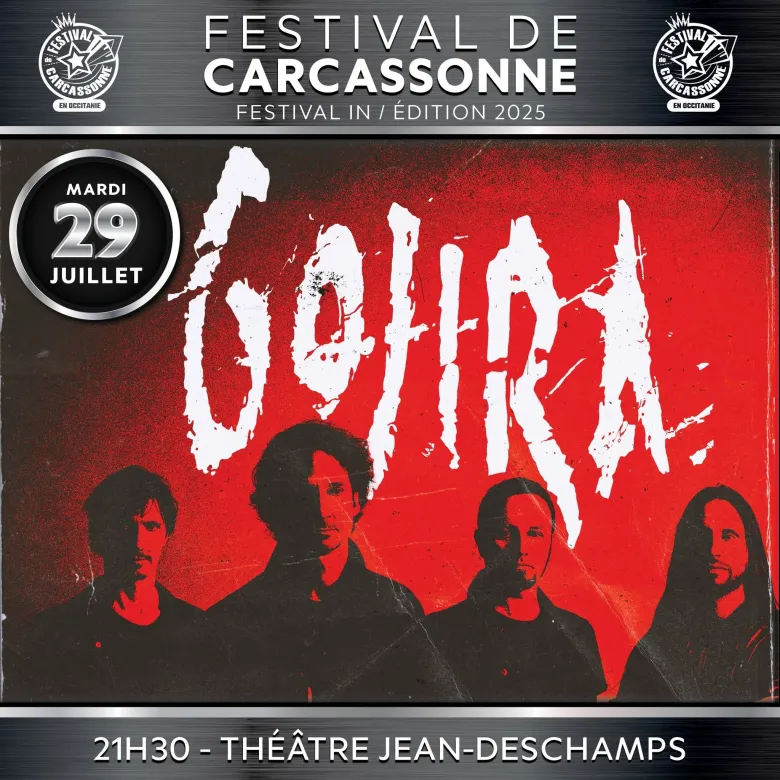 Gojira au Festival de Carcassonne 2025