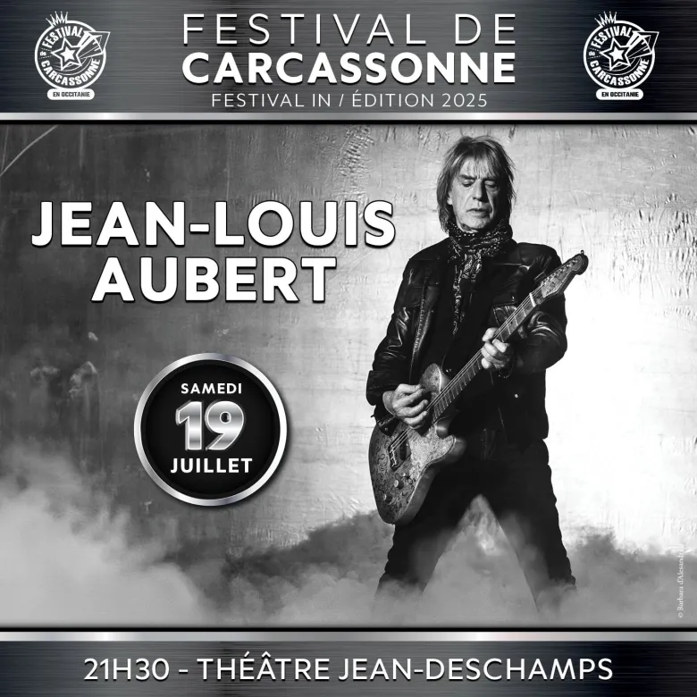 Jean-Louis Aubert le 19 juillet 2025 au Festival de Carcassonne