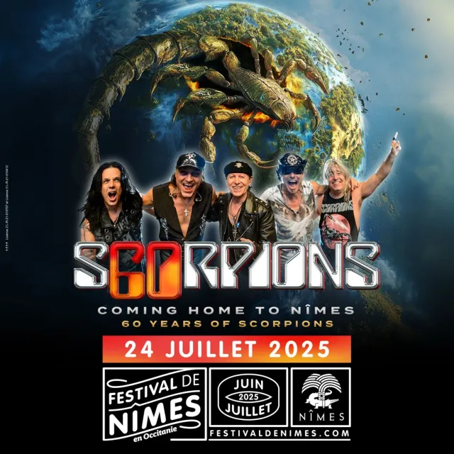 Scorpions au Festival de Nîmes 2025