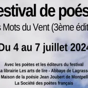Festival De Poésie : Les Mots Du Vent - 3ème Edition