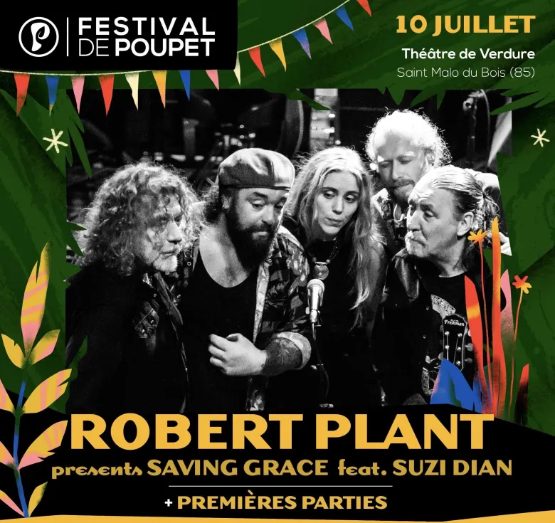 Robert Plant & Saving Grace Feat. Suzi Dian au Festival de Poupet 2025