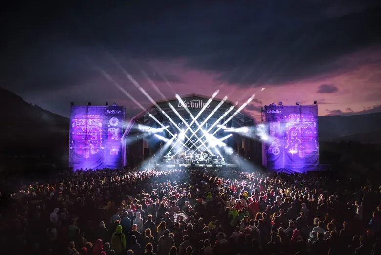 La scène du Festival Décibulles.