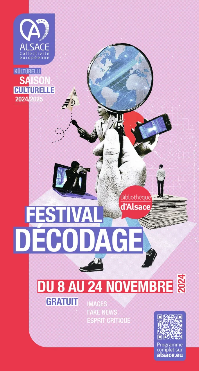 L\'affiche du Festival Décodage 2024 en Alsace